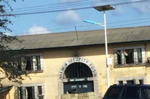 Entrance to Port Harcourt Prison.