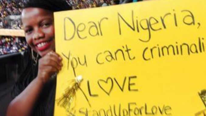Protest against Nigeria's Same-Sex Marriage Prohibition Act.