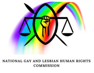 Logo of the Kenyan LGBT rights advocacy group, the National Gay and Lesbian Hurman Rights Commission.