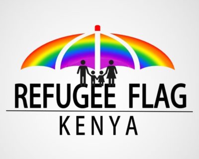 Logo of Refugee Flag Kenya: "we are demanding for answers to why they are still suffering in jail"