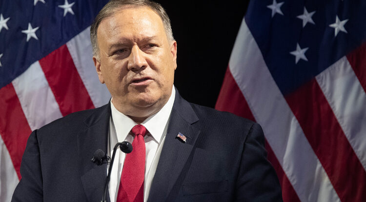 U.S. Secretary of State Michael R. Pompeo, who issued the public designation banning Paul Makonda from visiting the United States. (Photo courtesy of AP)